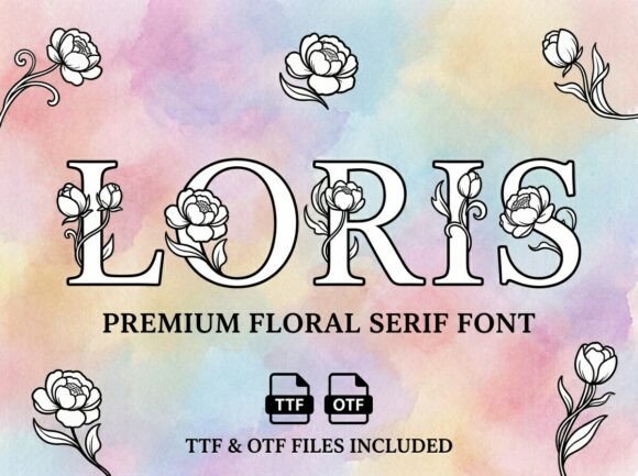 Loris: A Decorative Display Font for Bold Visual Impact