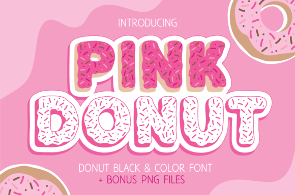 Pink Donut: A Playful Font for Friendly Design